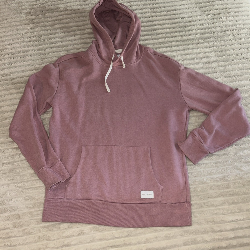 Hollister Sweatshirt Men's‎ Pink Medium Hoodie